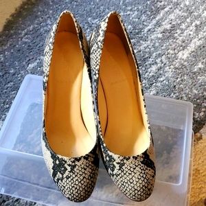 J. CREW SNAKE PRINT Pumps Size 8.5- Temp price drop